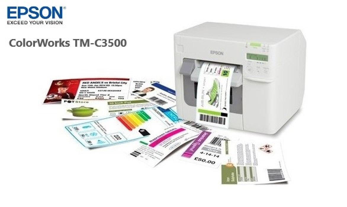 Epson ColorWorks TMC3500 color label printers.