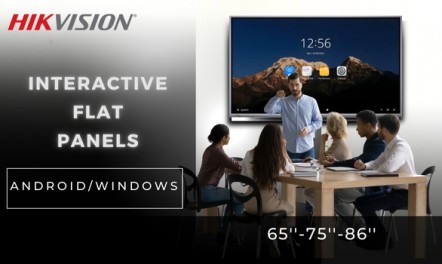 HIKVISION διαδραστικές οθόνες Android/Windows 65''-75''-86' 4K