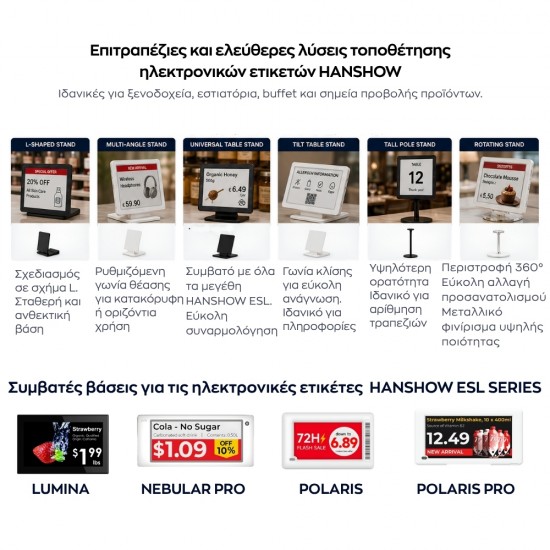 Support Solutions for Electronic Labels