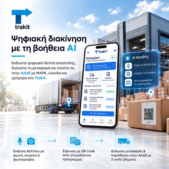TRAKIT Ψηφιακά Δελτία Αποστολής & Τιμολόγια