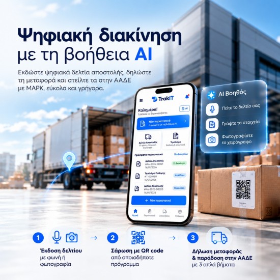 TRAKIT Ψηφιακά Δελτία Αποστολής & Τιμολόγια