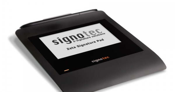 Signotec Pad Development Zeta Pad with backlight