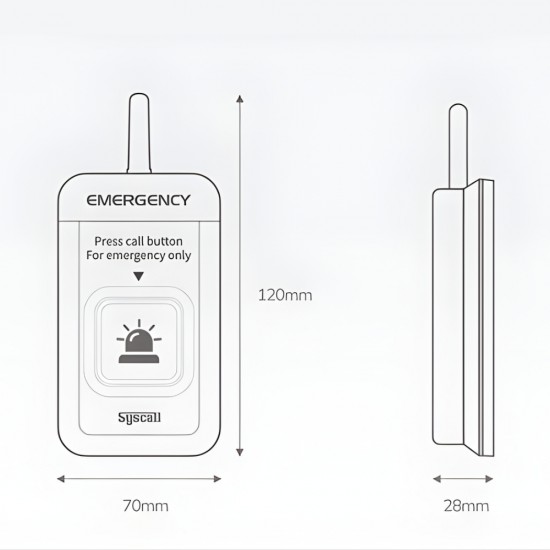 ST-700N Συσκευή κλήσης ειδοποίησης