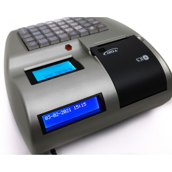 ICS TOP II Cash Register silver