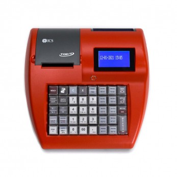 ICS TOP II Cash Register red