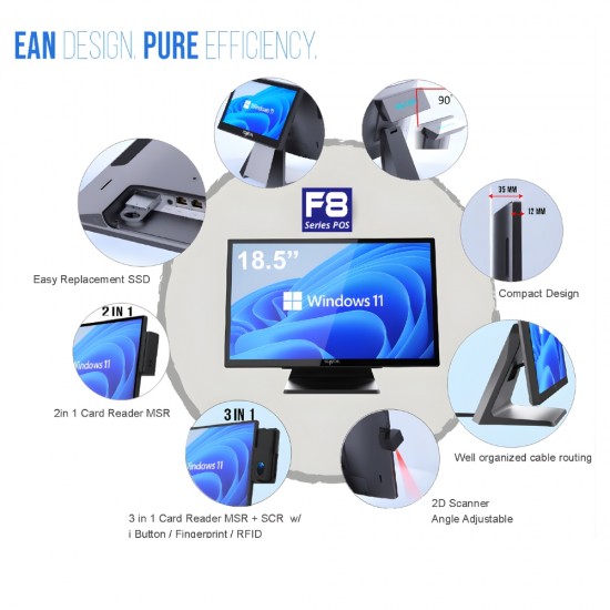 ICS Senor F8PE Touch POS