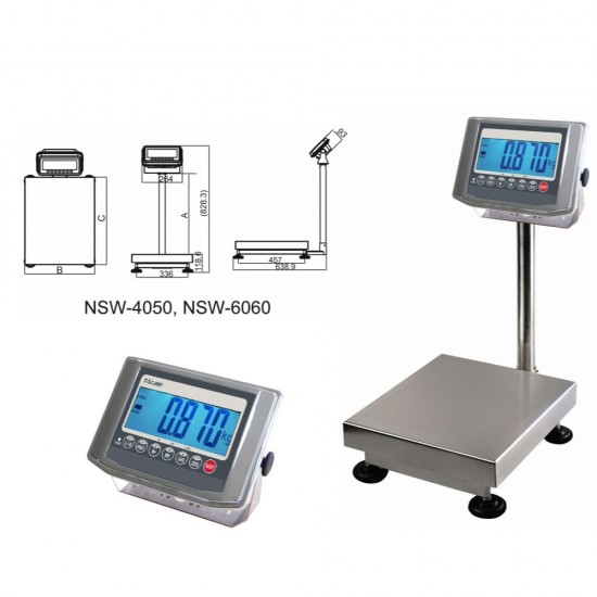 NSW 150K Waterproof Digital platform scale