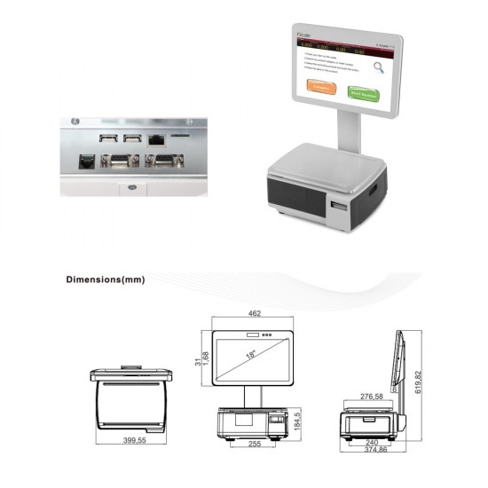 PA-18 Label Scale Self Service